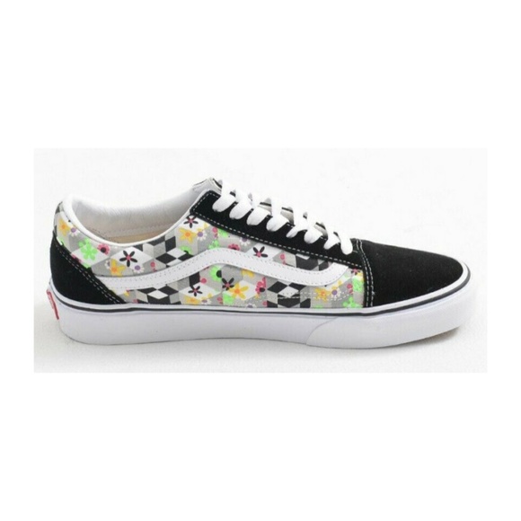 Vans Old Skool Checker Cube Mens Shoes Black True White VN0A3WKT3XR NEW Sz 12 - Picture 2 of 9